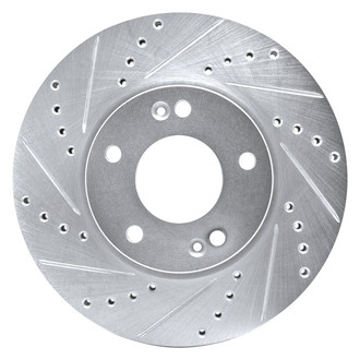 DFC® - Premium Drilled and Slotted Front Driver Side Brake Rotor