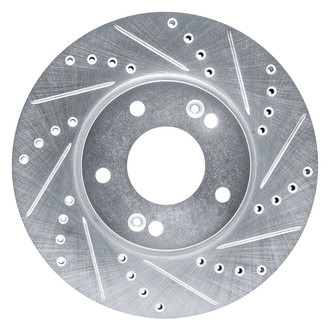 DFC® - Premium Drilled and Slotted Front Passenger Side Brake Rotor