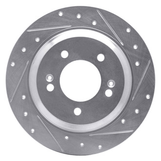 DFC® - Premium Drilled and Slotted Rear Passenger Side Brake Rotor