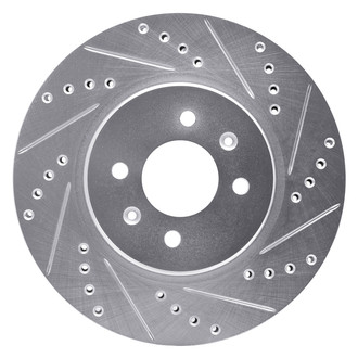 DFC® - Premium Drilled and Slotted Front Passenger Side Brake Rotor
