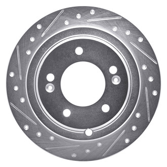 DFC® - Premium Drilled and Slotted Rear Driver Side Brake Rotor