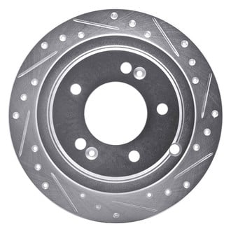 DFC® - Premium Drilled and Slotted Rear Passenger Side Brake Rotor