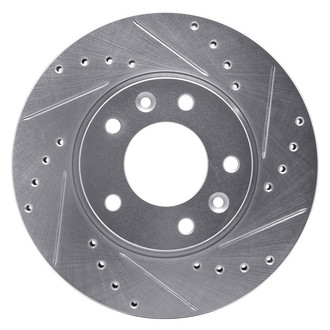 DFC® - Premium Drilled and Slotted Front Passenger Side Brake Rotor