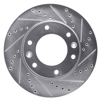 DFC® - Premium Drilled and Slotted Front Passenger Side Brake Rotor