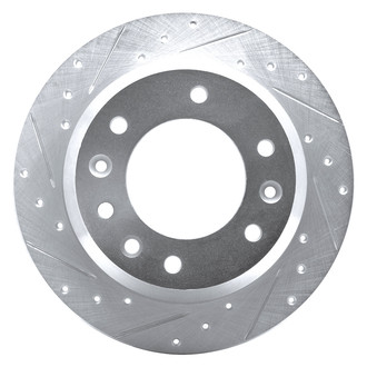 DFC® - Premium Drilled and Slotted Rear Driver Side Brake Rotor