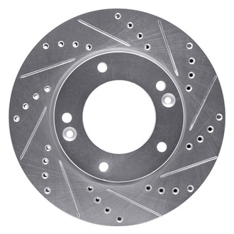 DFC® - Premium Drilled and Slotted Front Passenger Side Brake Rotor