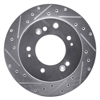 DFC® - Premium Drilled and Slotted Rear Driver Side Brake Rotor