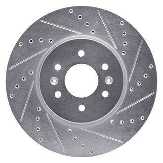 DFC® - Premium Drilled and Slotted Front Passenger Side Brake Rotor