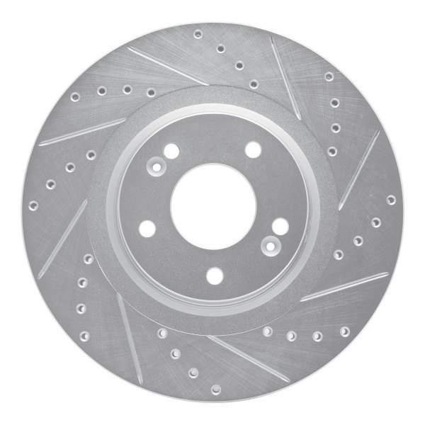 DFC® - Premium Drilled and Slotted Front Brake Rotor