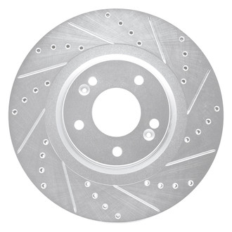 DFC® - Premium Drilled and Slotted Front Passenger Side Brake Rotor