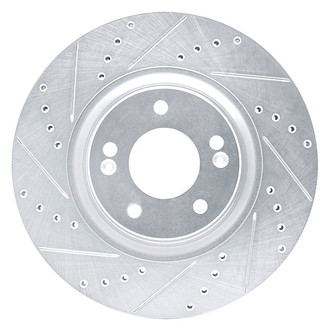 DFC® - Premium Drilled and Slotted Front Driver Side Brake Rotor