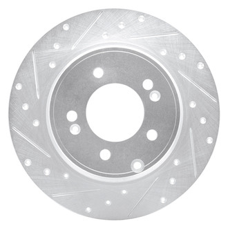 DFC® - Premium Drilled and Slotted Rear Driver Side Brake Rotor