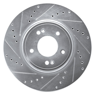 DFC® - Premium Drilled and Slotted Front Driver Side Brake Rotor