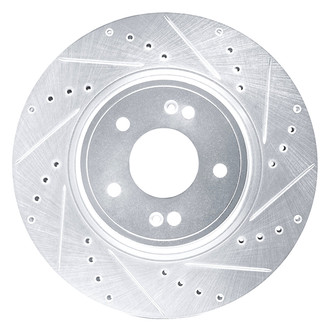DFC® - Premium Drilled and Slotted Front Passenger Side Brake Rotor