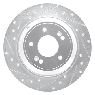 DFC® - Premium Drilled and Slotted Rear Driver Side Brake Rotor