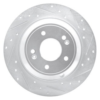 DFC® - Premium Drilled and Slotted Rear Passenger Side Brake Rotor