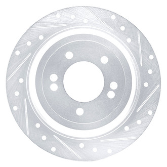 DFC® - Premium Drilled and Slotted Rear Passenger Side Brake Rotor