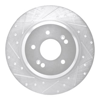 DFC® - Premium Drilled and Slotted Rear Driver Side Brake Rotor