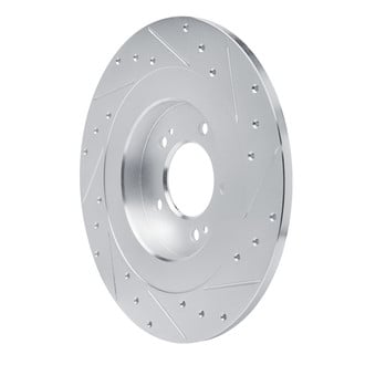 DFC® - Premium Drilled and Slotted Rear Driver Side Brake Rotor