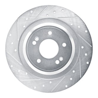 DFC® - Premium Drilled and Slotted Rear Driver Side Brake Rotor