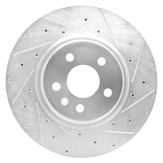 DFC® - Premium Drilled and Slotted Front Passenger Side Brake Rotor