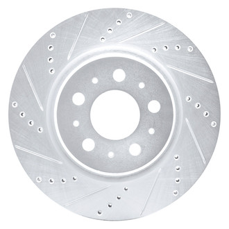 DFC® - Premium Drilled and Slotted Front Driver Side Brake Rotor