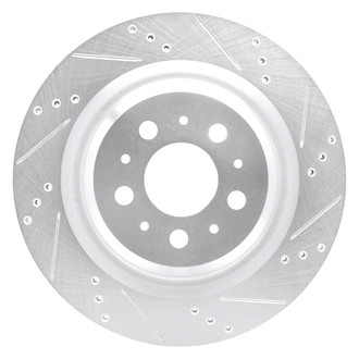 DFC® - Premium Drilled and Slotted Rear Passenger Side Brake Rotor