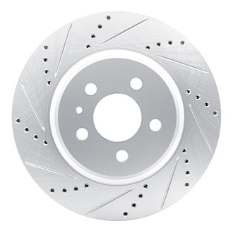 DFC® - Premium Drilled and Slotted Rear Driver Side Brake Rotor