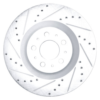DFC® - Premium Drilled and Slotted Front Driver Side Brake Rotor