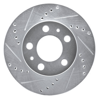 DFC® - Premium Drilled and Slotted Front Driver Side Brake Rotor