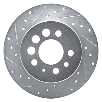 DFC® - Premium Drilled and Slotted Rear Driver Side Brake Rotor