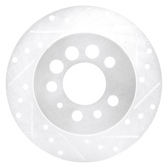DFC® - Premium Drilled and Slotted Rear Passenger Side Brake Rotor