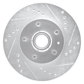 DFC® - Premium Drilled and Slotted Front Passenger Side Brake Rotor
