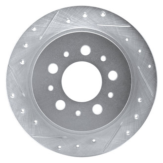 DFC® - Premium Drilled and Slotted Rear Driver Side Brake Rotor
