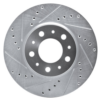 DFC® - Premium Drilled and Slotted Front Driver Side Brake Rotor