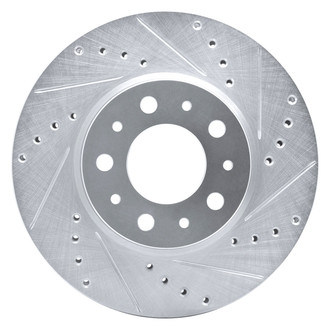 DFC® - Premium Drilled and Slotted Front Passenger Side Brake Rotor