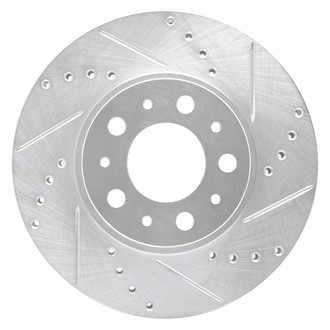DFC® - Premium Drilled and Slotted Front Passenger Side Brake Rotor