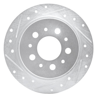 DFC® - Premium Drilled and Slotted Rear Driver Side Brake Rotor