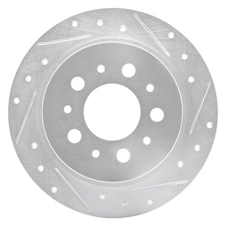 DFC® - Premium Drilled and Slotted Rear Passenger Side Brake Rotor