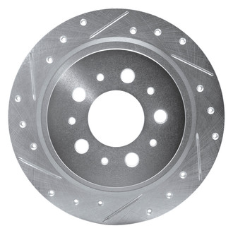 DFC® - Premium Drilled and Slotted Rear Driver Side Brake Rotor
