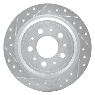 DFC® - Premium Drilled and Slotted Rear Driver Side Brake Rotor