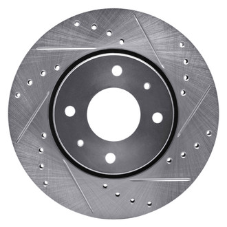 DFC® - Premium Drilled and Slotted Front Passenger Side Brake Rotor