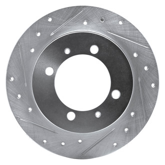 DFC® - Premium Drilled and Slotted Rear Driver Side Brake Rotor