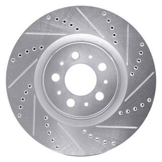 DFC® - Premium Drilled and Slotted Front Passenger Side Brake Rotor