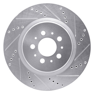 DFC® - Premium Drilled and Slotted Rear Passenger Side Brake Rotor