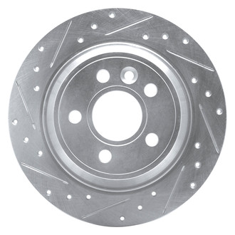 DFC® - Premium Drilled and Slotted Rear Driver Side Brake Rotor