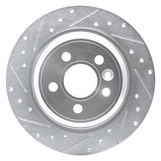 DFC® - Premium Drilled and Slotted Rear Driver Side Brake Rotor