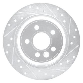 DFC® - Premium Drilled and Slotted Rear Passenger Side Brake Rotor