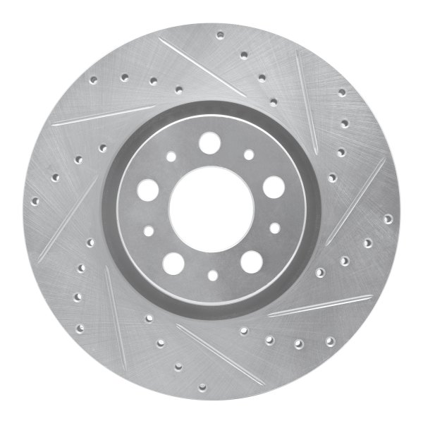 DFC® - Premium Drilled and Slotted Front Brake Rotor