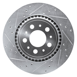 DFC® - Premium Drilled and Slotted Rear Driver Side Brake Rotor